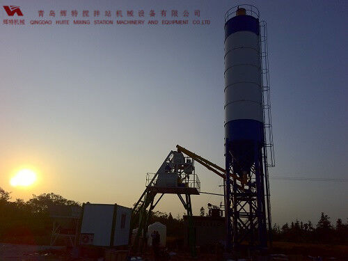 攪拌站HZS35易損件少，維護(hù)簡(jiǎn)單，運(yùn)行費(fèi)用低