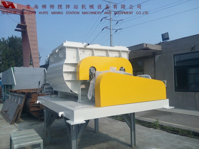 JS750攪拌臂采用偏心式設(shè)計(jì)，延長使用壽命，青島輝特機(jī)械