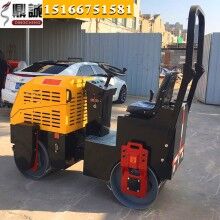 內(nèi)外兼修！1噸雙鋼輪振動壓路機 全液壓柴油壓路機 振動小碾子