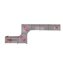 Z型提升機(jī)，進(jìn)料輸送卸料全過(guò)程，對(duì)物體本身無(wú)破損，降低廢品率