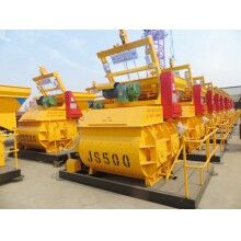 河南js500強制式混凝土攪拌機