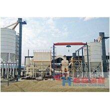 浙江螢石立式磨粉機制粉生產線日產20噸機型